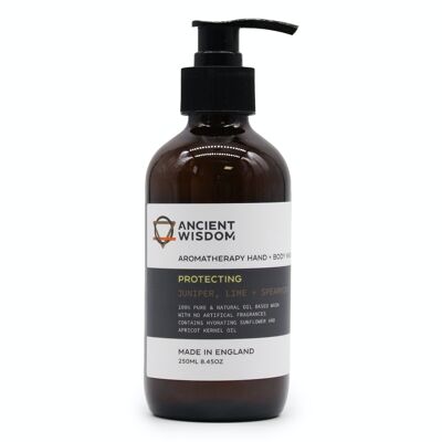 AHBW-01 - Juniper, Lime & Spearmint Hand & Body Wash 250ml - Sold in 4x unit/s per outer