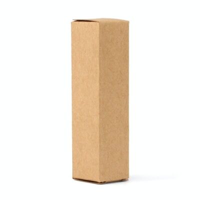 APBox-01 – Box für 10-ml-Roll-On-Flasche – Braun – Verkauft in 50 Einheiten pro Außenverpackung