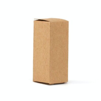 APBox-04 - Boîte pour bouteille d'huile essentielle de 10 ml - Marron - Vendu en 50x unité/s par extérieur