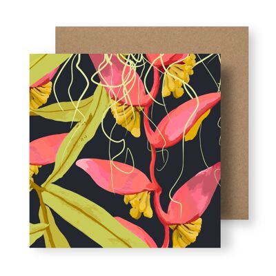 Heliconia Series No.1 Greeting Card