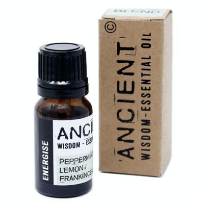 AWEBL-01C - Energising Essential Oil Blend - Boxed - 10ml - Sold in 10x unit/s per outer
