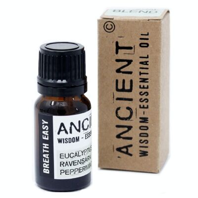 AWEBL-02 - Mélange d'huiles essentielles Breathe Easy - En boîte - 10 ml - Vendu en 1x unité/s par enveloppe