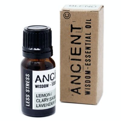 AWEBL-07 - Mélange d'huiles essentielles moins de stress - En boîte - 10 ml - Vendu en 1x unité/s par enveloppe
