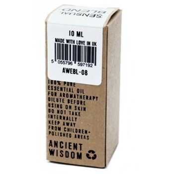 AWEBL-08C - Mélange d'huiles essentielles sensuelles - En boîte - 10 ml - Vendu en 10x unité/s par enveloppe 3