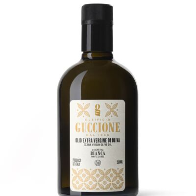 Etichetta Bianca 500ml - Olio Extra vergine d'oliva Premium