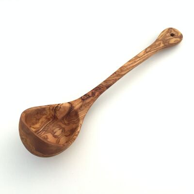 Ladle Sardinia length 35 cm made of olive wood