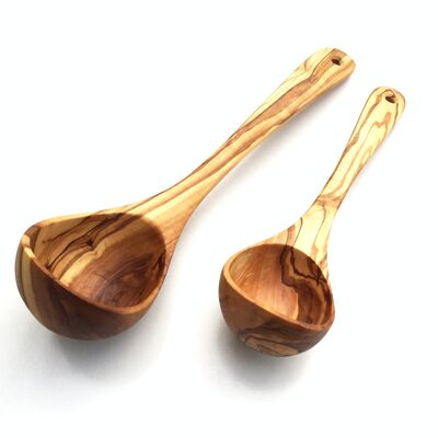 Trowel handmade from olive wood