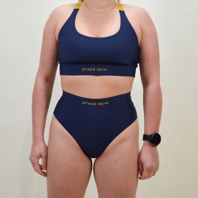 Women's Blue Eco-responsible bikini bottoms