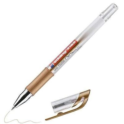 Edding 2185 Gel-Tintenroller - 1 Stift - 0,7 mm - Gelstift zum Schreiben, Zeichnen, für Mandalas, Karten, Bullet Journals