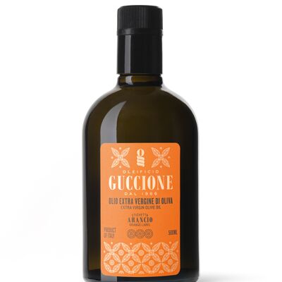 Etichetta Arancione 500ml - Olio Extra vergine d'oliva Premium