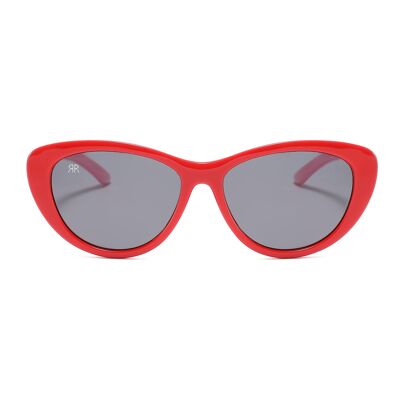 SUNGLASSES RED RAVEN KIDS CAT RED