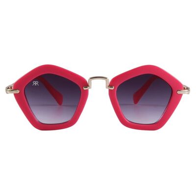SUNGLASSES RED RAVEN KIDS POLY RED