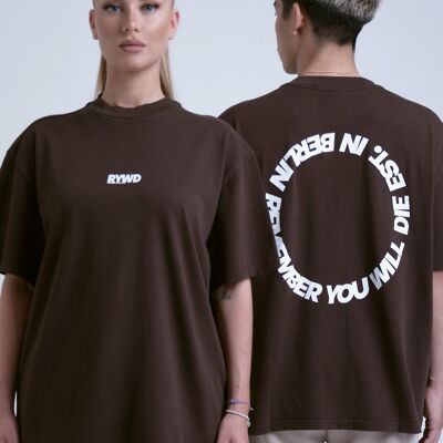 RYWD Circle T-Shirt braun