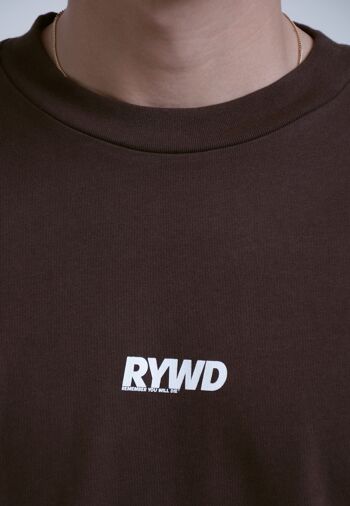 T-shirt RYWD Circle marron 3
