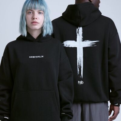 Sudadera con capucha RYWD Cross negro