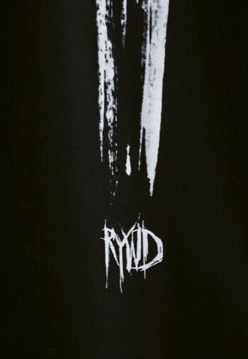 T-shirt croisé RYWD noir 6