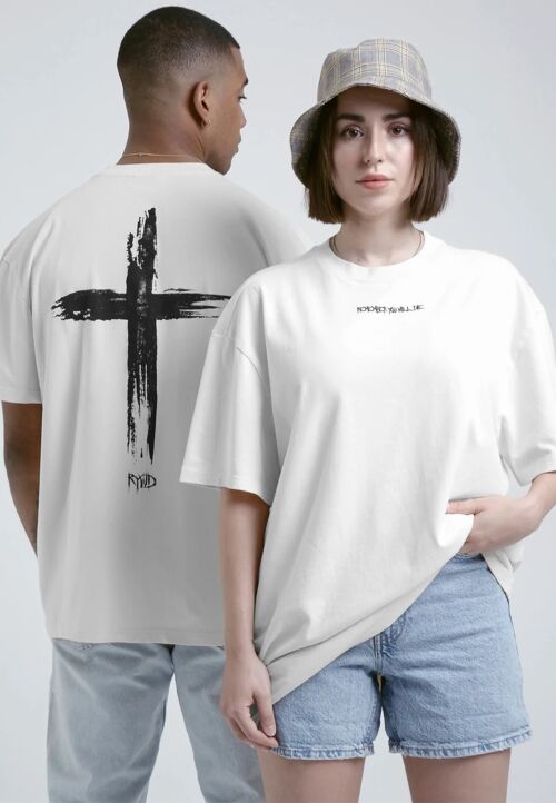 RYWD Cross T-Shirt weiss