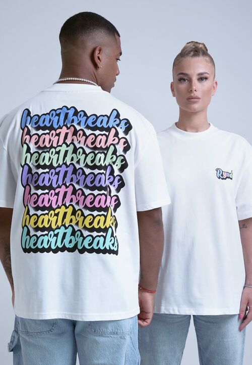 RYWD Heartbreaks T-Shirt weiss