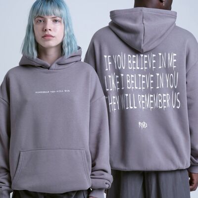 Sudadera con capucha RYWD Remember Us taupe