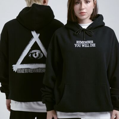 RYWD Who are you hoodie black