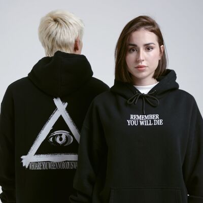 RYWD Who are you hoodie black