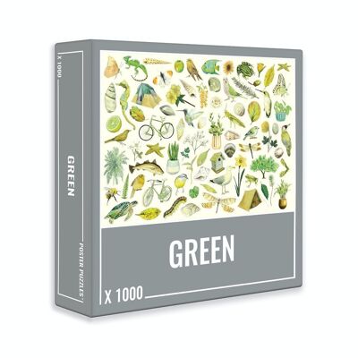 CLOUDBERRIES Puzzle 1000 Teile - GRÜN