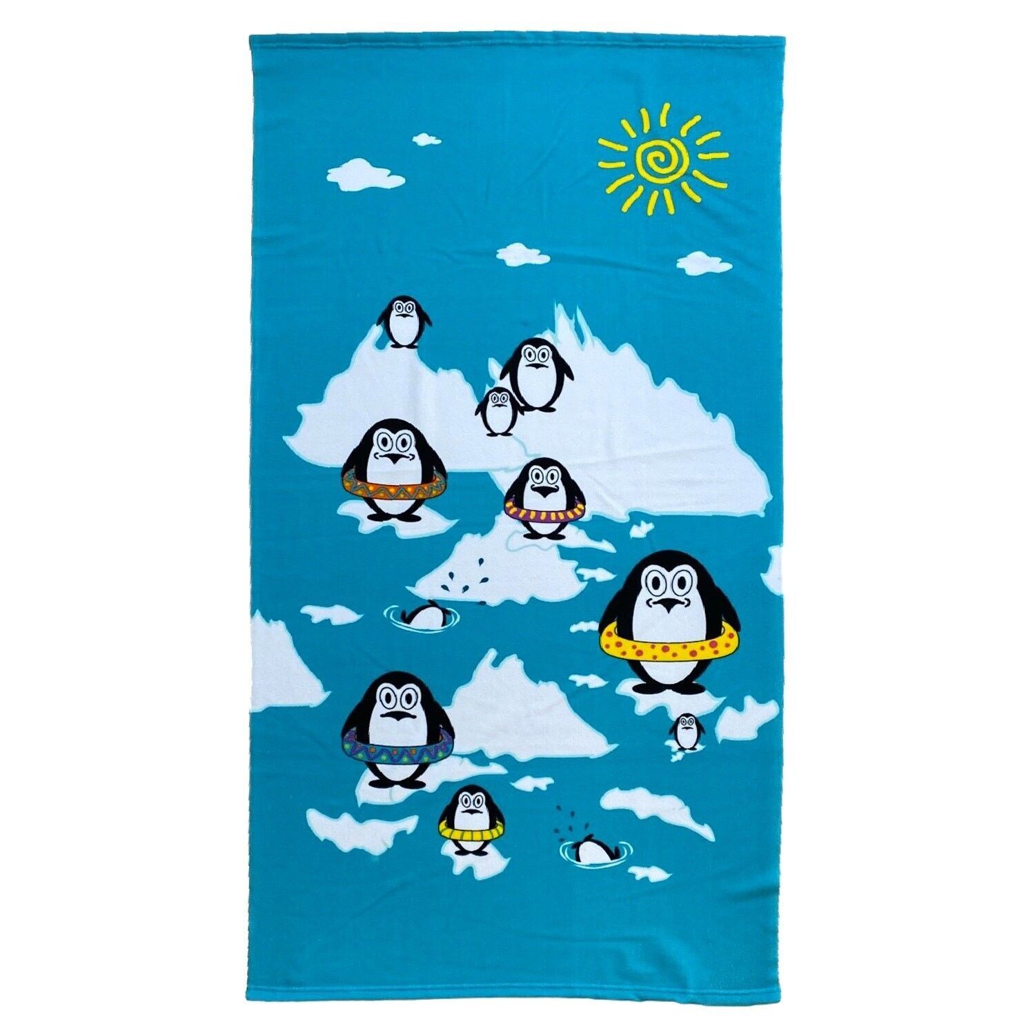 Telo mare in microfibra 100% poliestere Artic 70x140 cm 250 g/m²