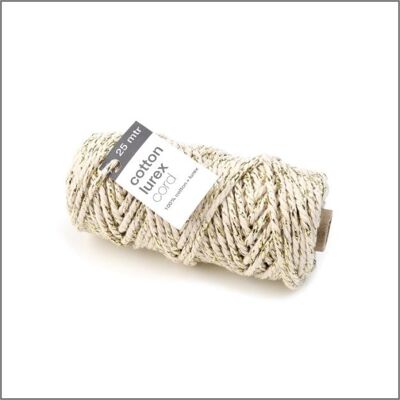 Lurex twist 25M - Crema