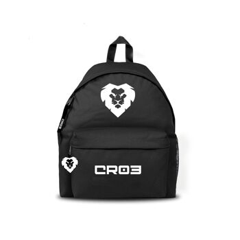 Sac à dos noir avec logo CR03 - Leone 1