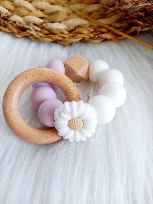 Teether Daisy lilac