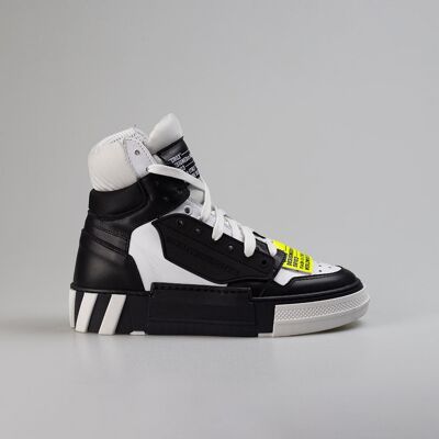 Mid Cristian V.11 White - Black Sneaker
