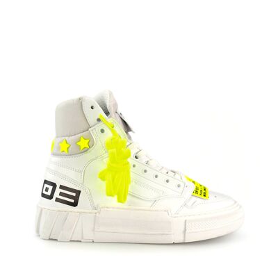 Cristian Yellow Star Mid Sneaker