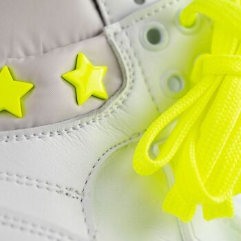 Sneaker Cristian étoile jaune mi-haute 2