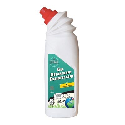 Descaling gel and toilet disinfectant