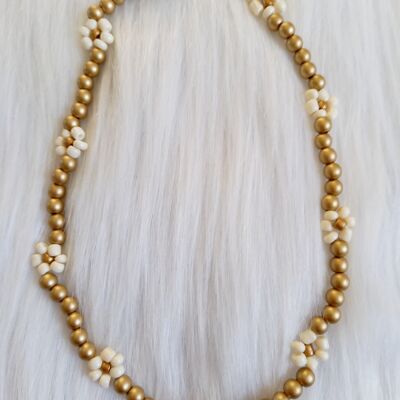 Daisy children's necklace Gold