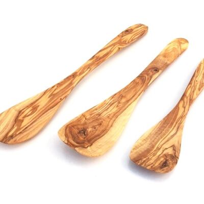 spatule longueur 25/30/35 cm bois d'olivier fait main