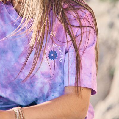 TEE CREATE GOOD KARMA - TIE & DYE PURPLE