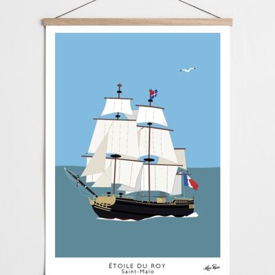 Plakat von Saint-Malo Etoile du Roy