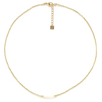 TRANI necklace Alternating freshwater pearls