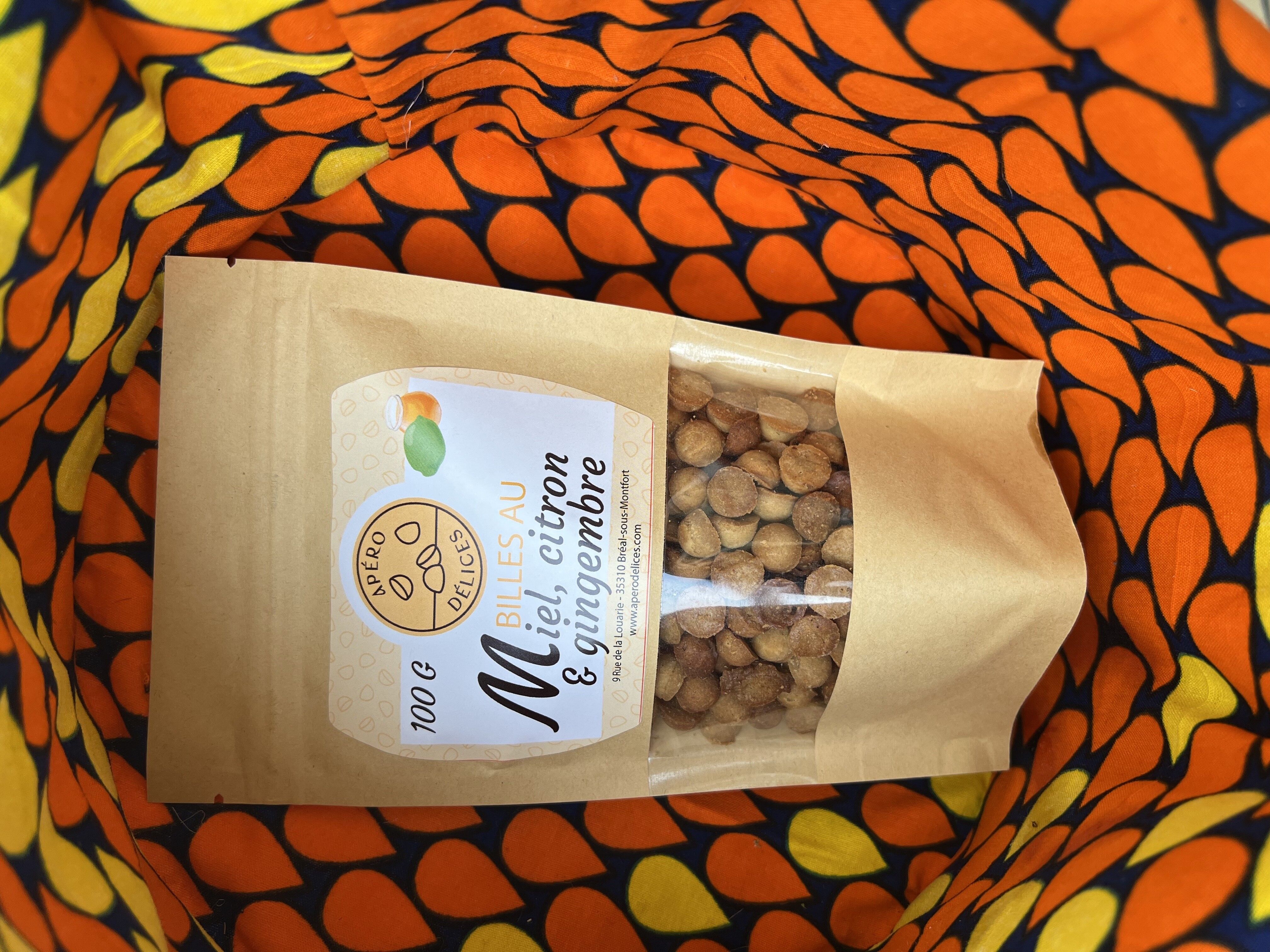 Ingwer-Zitronen-Honigbällchen aus lokalem Mehl