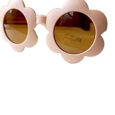 Sunglasses kids Flower round blush | Kids sunglasses