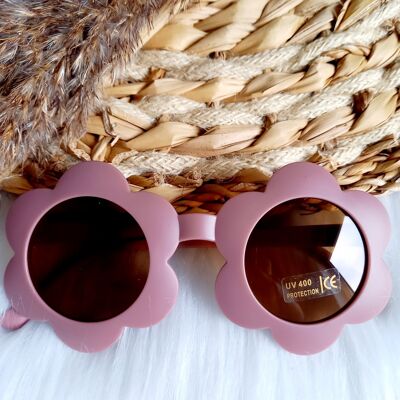 Gafas de sol niños Flor marmota redonda | gafas de sol para niños