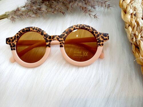 Sunglasses Retro leopard blush kids | Kids sunglasses