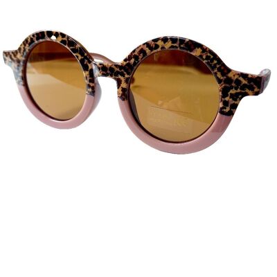 Sonnenbrille Retro Leopard Waldmurmeltier Kinder | Sonnenbrille für Kinder