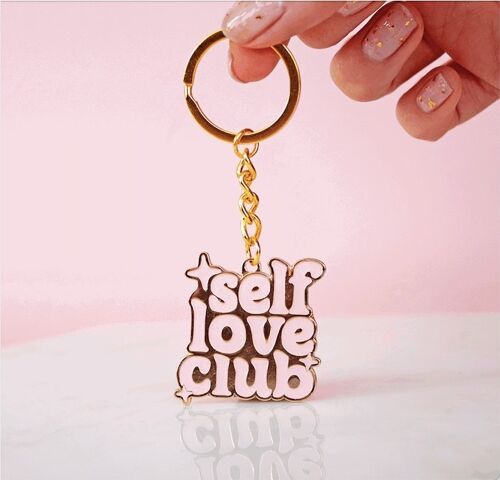 Self love club Keyring