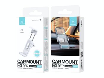 TECHANCY Support de téléphone portable pour grille d'aération de voiture compatible avec iPhone 14 13 12 Pro Max Mini Plus, iPhone 11 SE XS XR 8 7 6 6S Smartphone 3