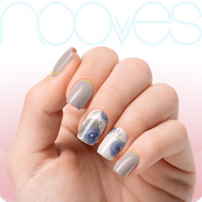 Feuilles de gel - Floral élégant - Nooves Nails