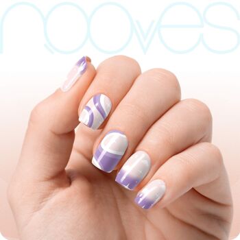 Feuilles de Gel - Indigo Rains - Nooves Nails 1