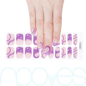 Feuilles de Gel - Indigo Rains - Nooves Nails 4