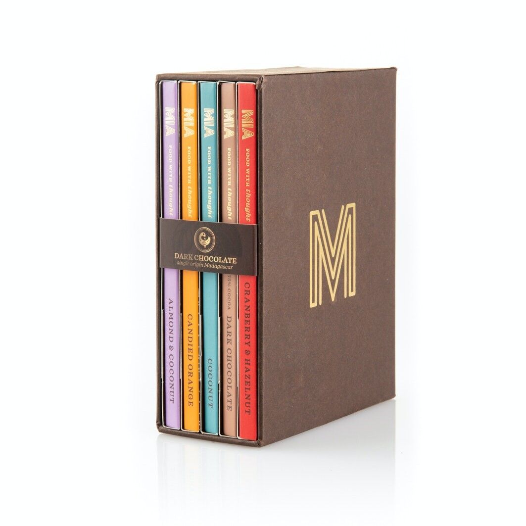 5-BAR GIFT PACK - VEGAN, FAIRTRADE (375G)